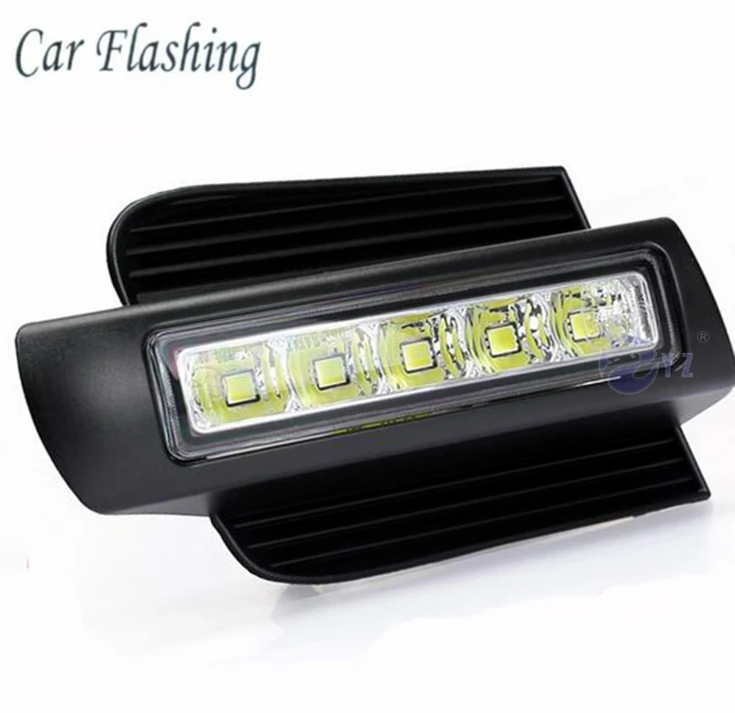 Автомобильный мигающий 1 комплект для Toyota Prado 120 LC120 GRJ120 2003~ 2009 светодиодный DRL Дневной ходовой светильник Дневной светильник водонепроницаемый автомобильный Стайлинг