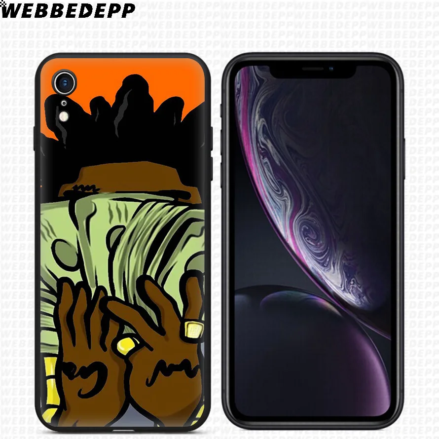 WEBBEDEPP Kodak черный мягкий силиконовый чехол для iPhone 11 Pro Xr Xs Max X или 10 8 7 6 6S Plus 5 5S SE Case |