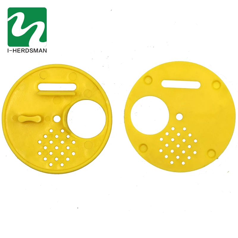 

12 Pcs Beehive Door Single Bee Exit Hive Vent Round Entrance Ventilation Gate Plastic Bee Nest Door Apiculture Beekeeping Tool