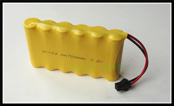 

Free DHL for 7.2V Rechargeable Batteries 6V 700MAH AA Ni-CD Battery Packs Cells