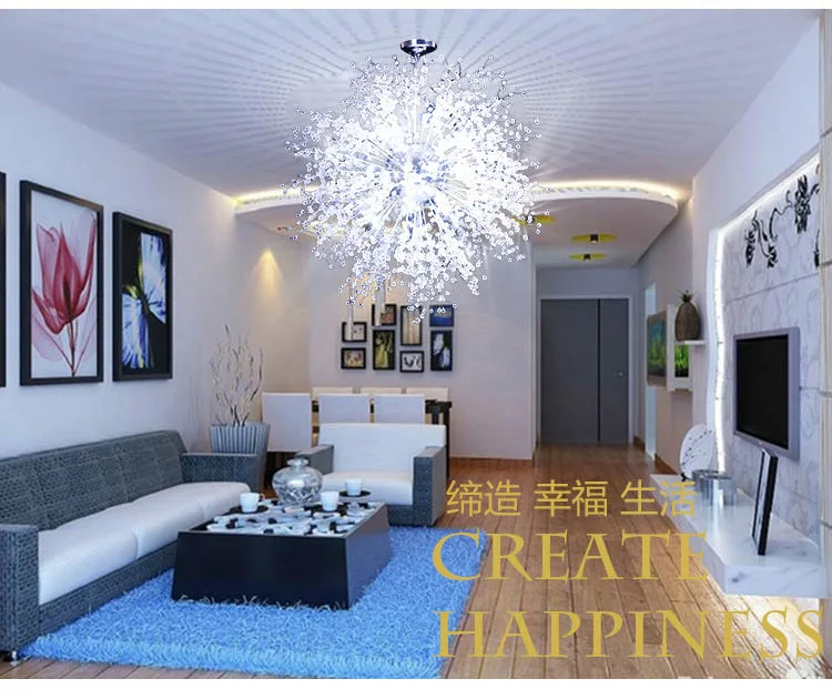 Современные Люстры в виде одуванчиков освещение для спальни кухни кованого