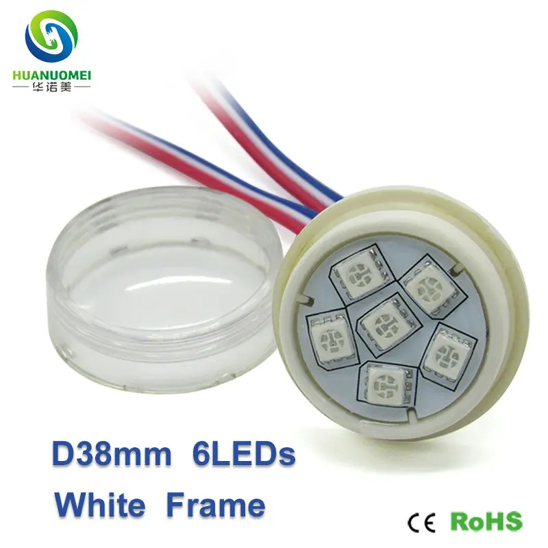 UCS1903 38 мм 6smd направляемая светодиодная Пиксельная лампа 5050 rgb smd светодиодный