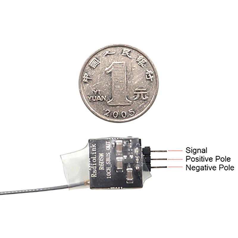 RaRdiolink R6DSM 2.4GHz 10CH DSSS FHSS Receiver for AT9 AT9S AT10 AT10II PPM SBUS Output | Игрушки и хобби