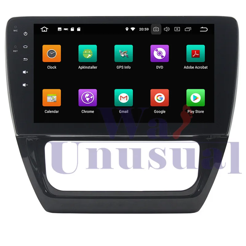 Wanuary 10 1 дюймов Android 9 0 Автомобильный GPS навигационный плеер для VW SAGITAR 2012 2013 2014 без