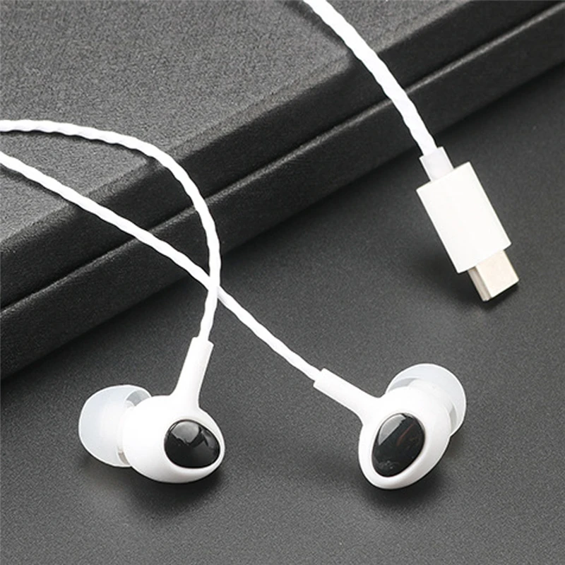 Universal USB Type-C Earphones Wired Earphone Control With Microphone Type C Headset For Smart Phones | Электроника