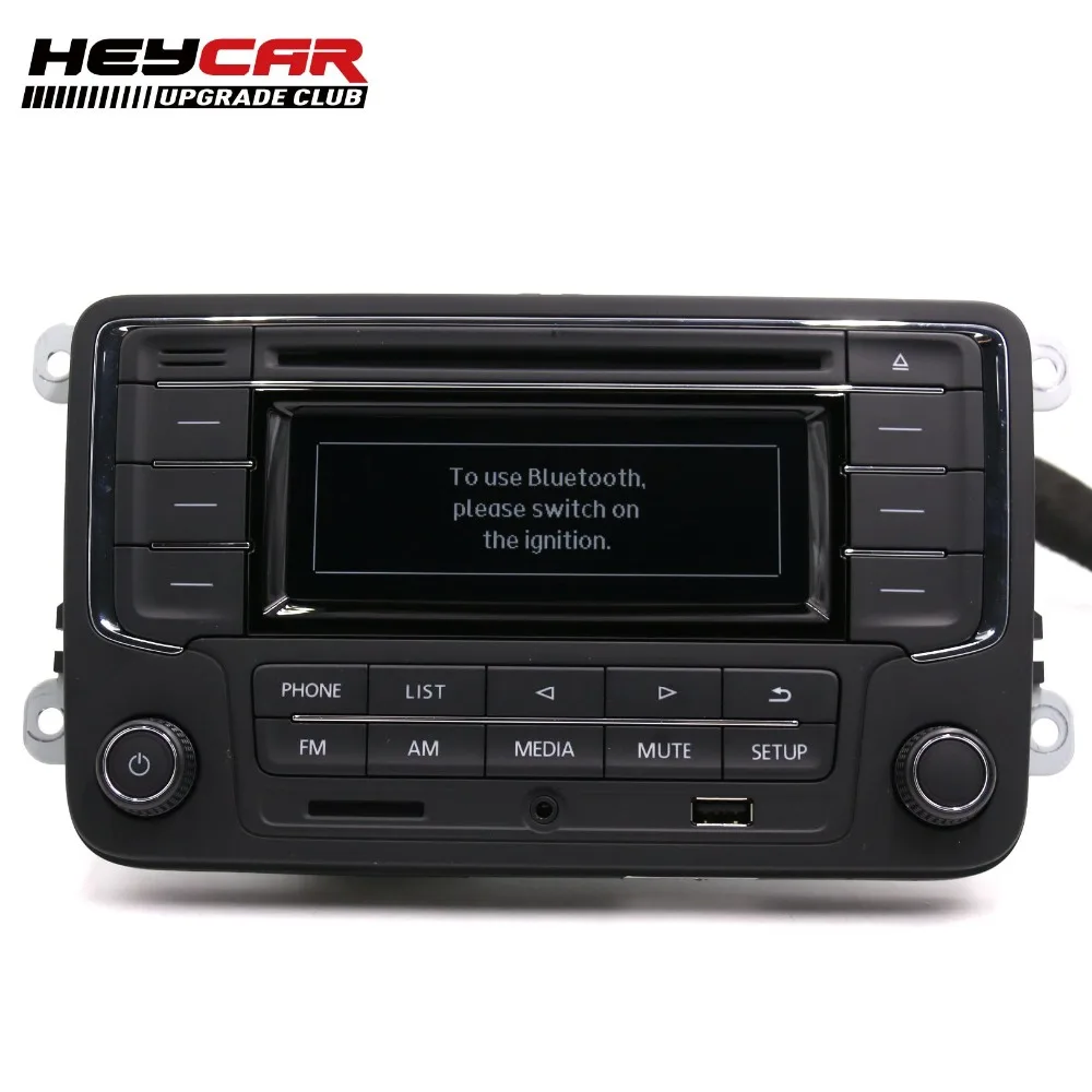 Подержанный RCN210 Bluetooth MP3 USB плеер CD радио для VW Golf 5 6 Jetta Mk5 MK6 Passat B6 CC B7 56D 035 185