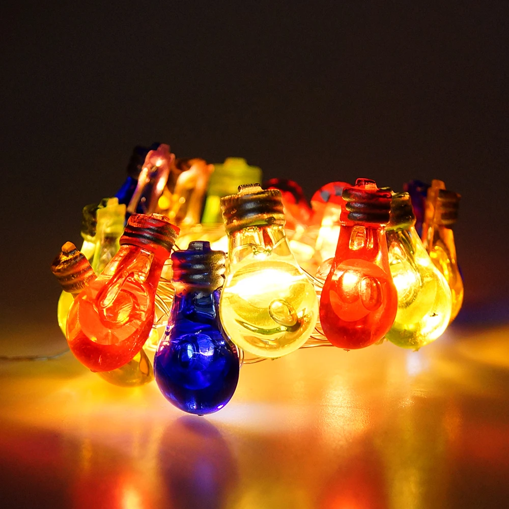 6 метров 40led красочные мини-милый половина-лампа Форма свет шнура Гарленд для