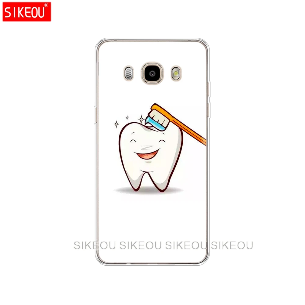 Силиконовый чехол для телефона Samsung Galaxy J1 J2 J3 J5 J7 MINI 2016 2015 prime стоматологический