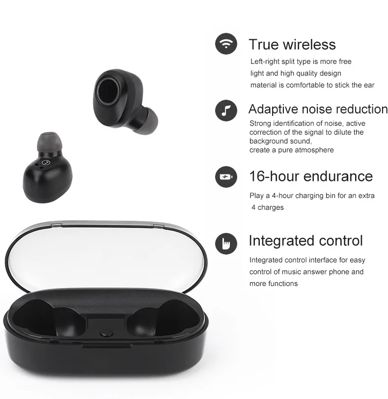 J29 Bluetooth 5 0 TWS мини беспроводные наушники вкладыши для Близнецов с аккумулятором