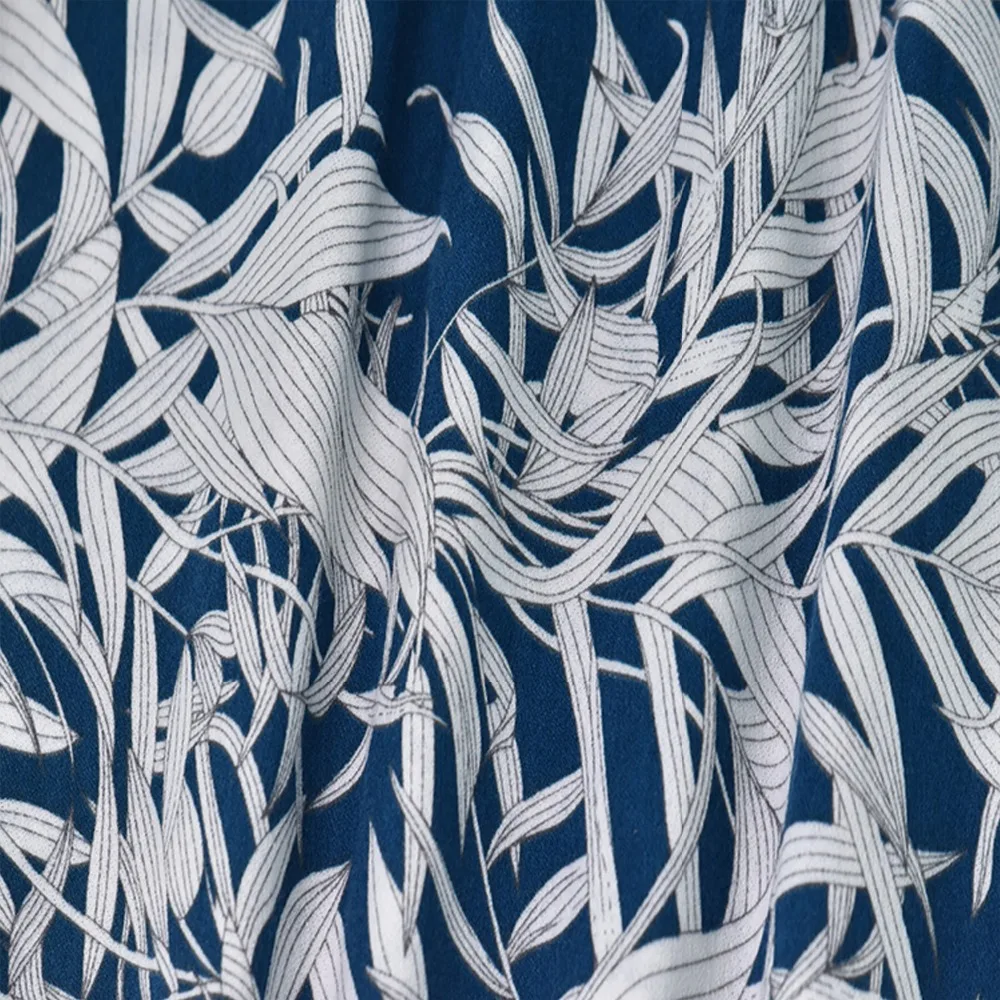 2018 модная одежда с принтом из матовой ткани шитая рубашка брюки платье юбка носки