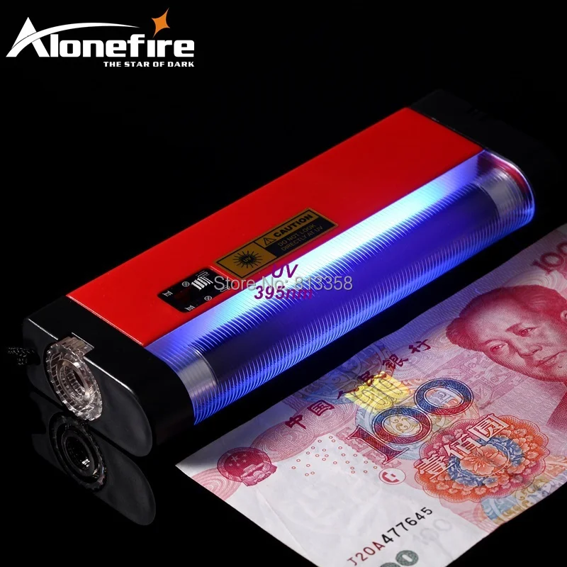Ультрафиолетовый светильник AloneFire AD998 4 Вт для путешествий денег паспортов УФ
