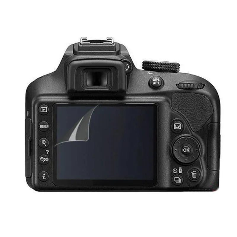 Защитная пленка для ЖК экрана Прозрачная мягкая ПЭТ Nikon D3000 D3100 D3200 D3300 D3400 D3500 DSLR