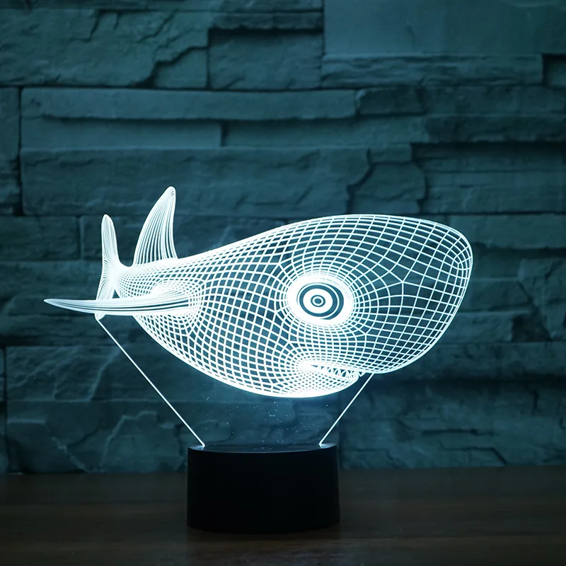 Светодиодный ночник Bighead с китами новинка креативная светодиодный светильник Usb