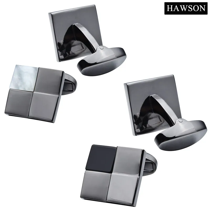 Элегантные перламутровые запонки HAWSON очаровательные дизайнерские для свадьбы