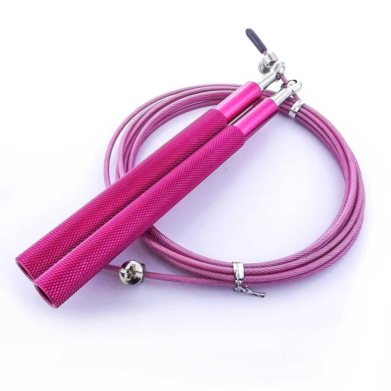 Скоростная Скакалка FDBRO для кроссфита стальная проволока регулируемая