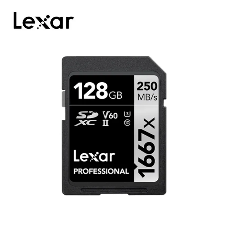Оригинальная флеш-карта Lexar 32 Гб 64 128 ГБ 256 sd-карта 1000x UHS-II U3 3D 4K SDHC SDXC карта памяти SD