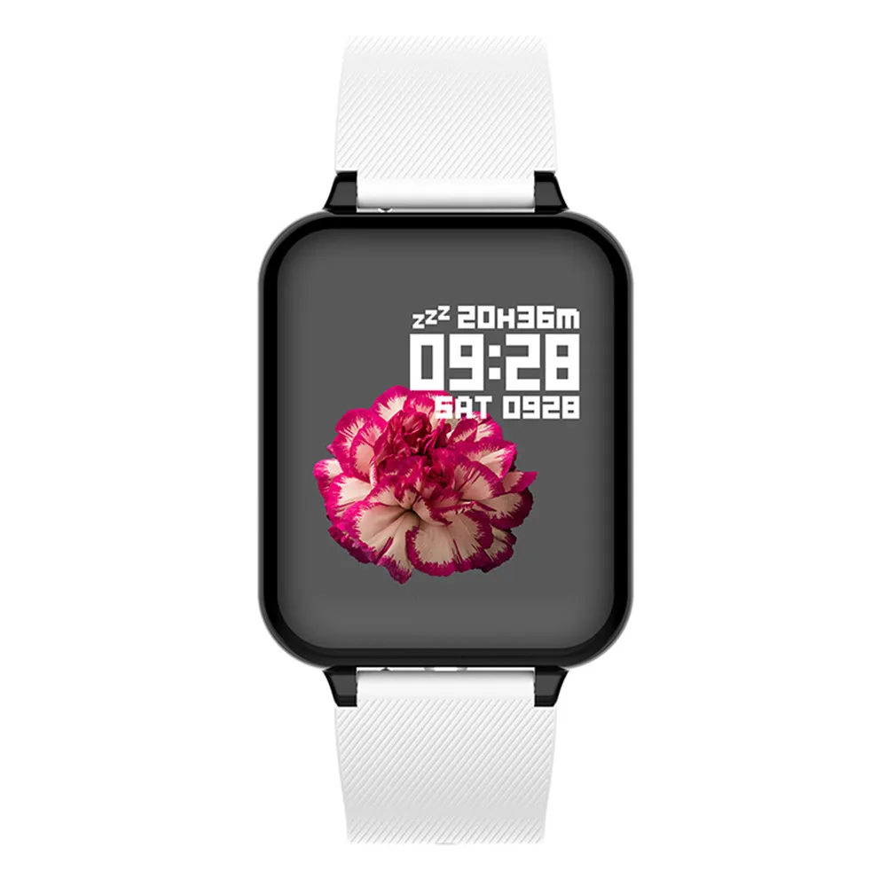 B57 умные часы водонепроницаемые спортивные для iphone телефон Smartwatch монитор сердечного ритма функции кровяного давления для женщин мужчин детей