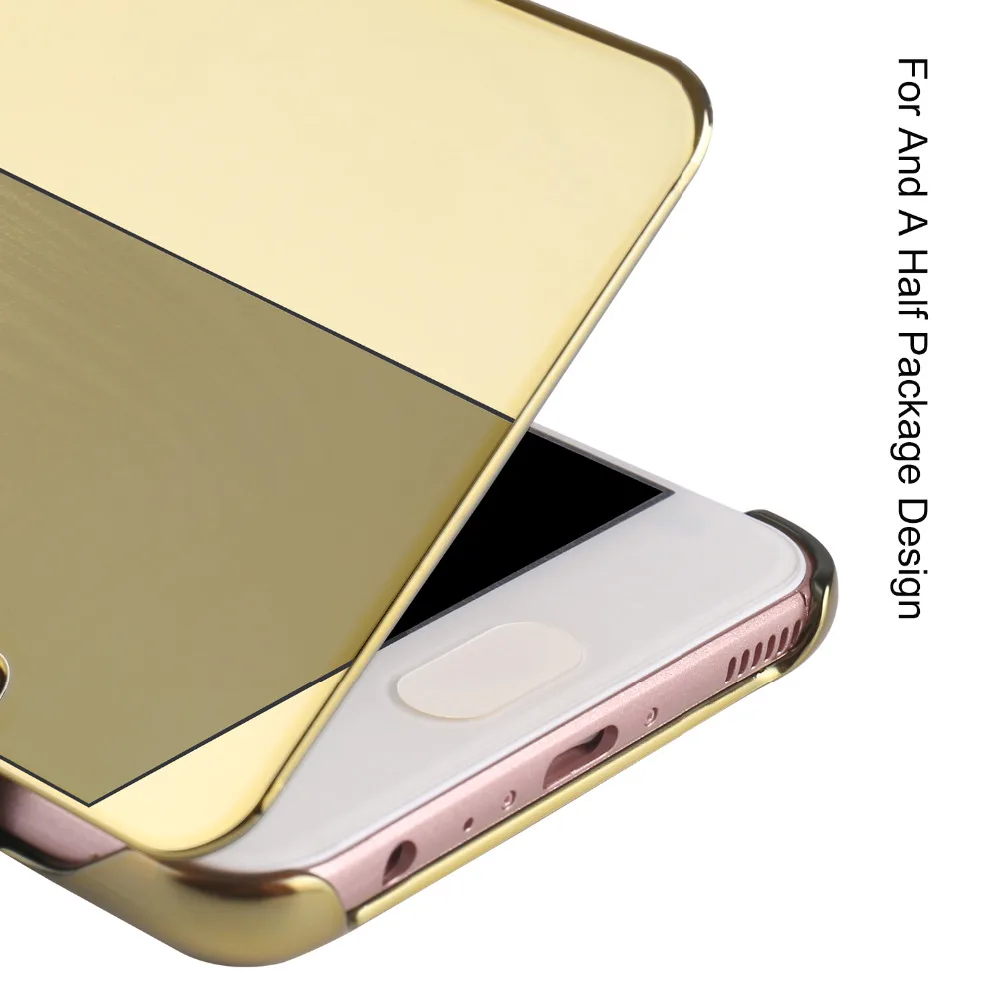 Чехол для Samsung Galaxy A9 Pro покрытие зеркало Filp Обложка A9100 Роскошные полная защита