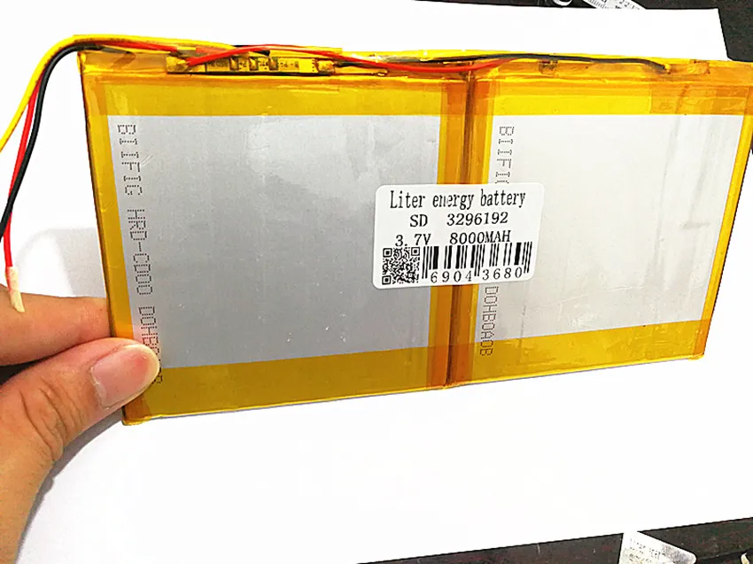 3 7 V 8000mAh для X98 air P98 3G v99i Tablet PC Battery wire Perfect 3296192|3.7v 8000mah|tablet battery wire3 |
