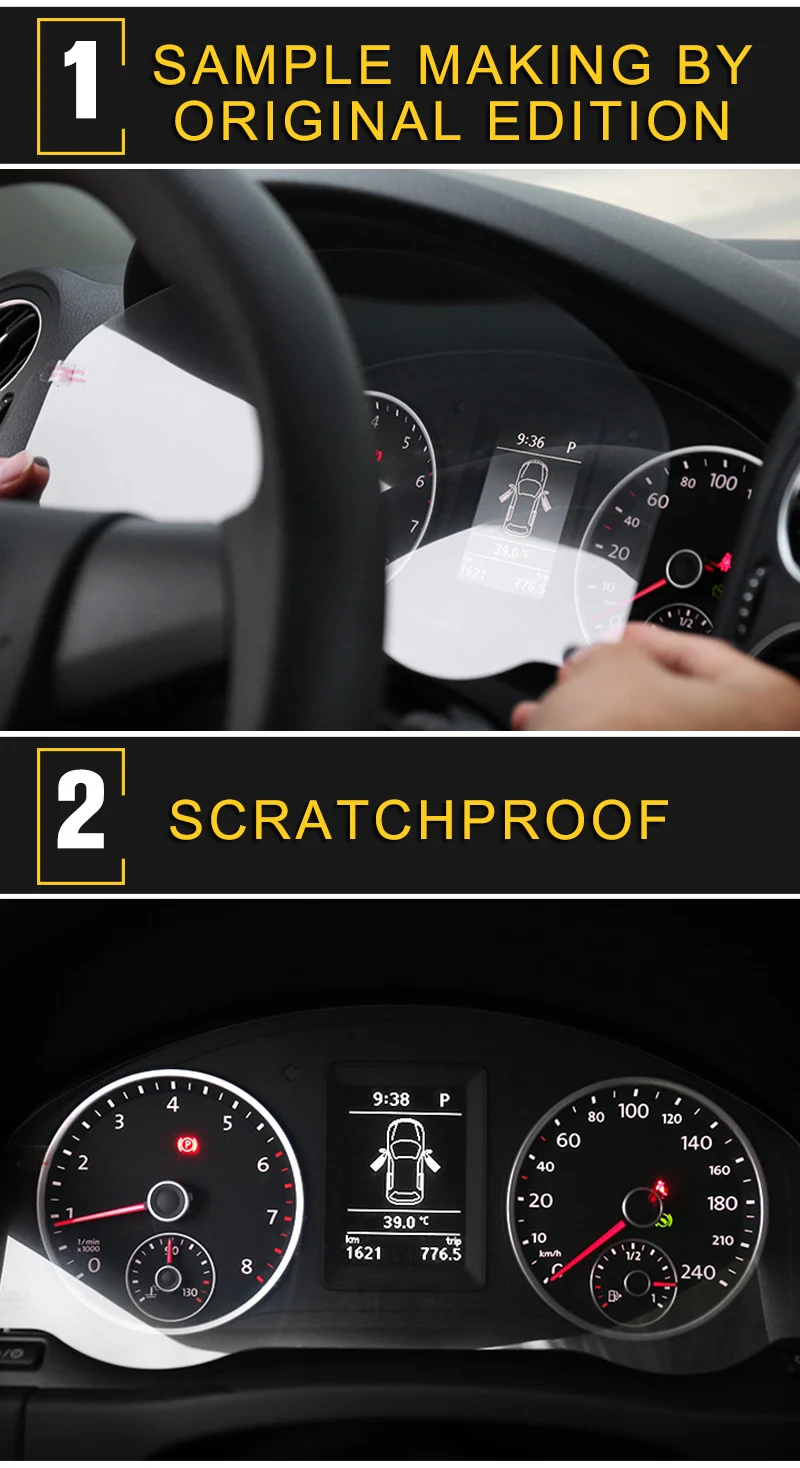 CARMANGO для VW Volkswagen Tiguan 2013 автомобиль панель монитора Экран Защитная пленка для Стикеры