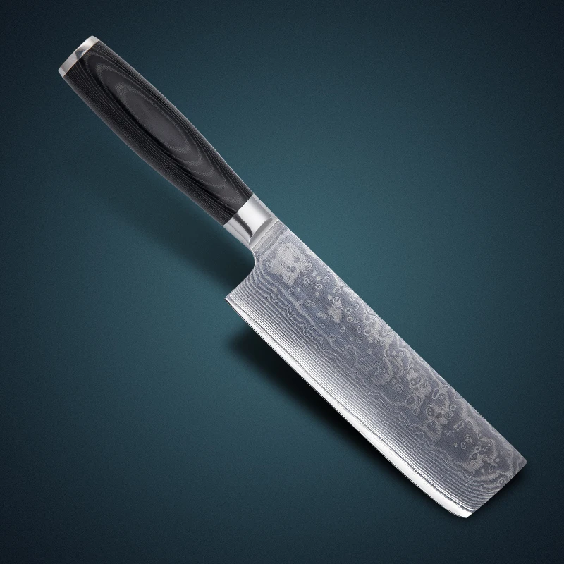 Новинка! Японский нож santoku VG10 японский шеф повара для овощей длина лезвия 180