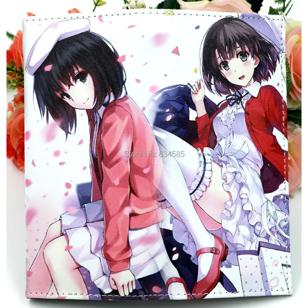 Аниме Saekano: как расти скучной девушки длинный клатч кошелек из синтетической кожи