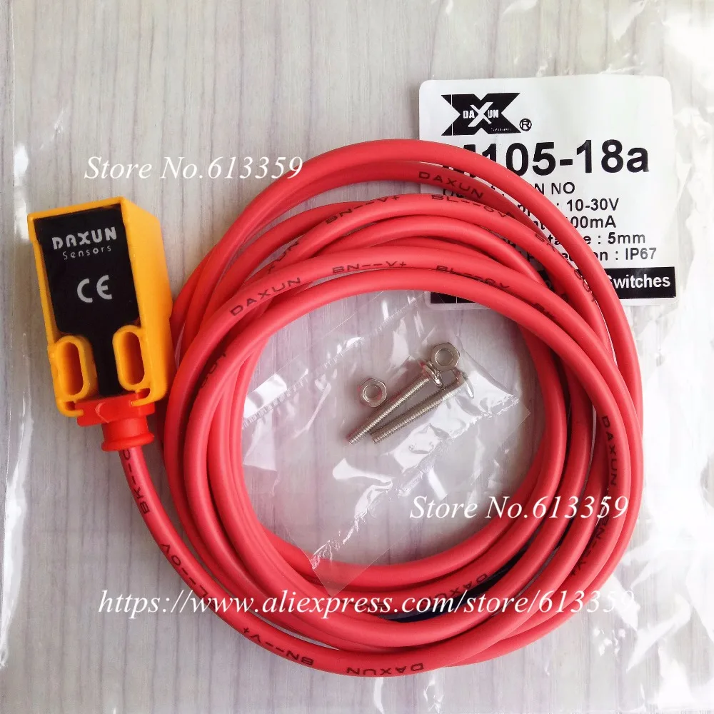 M105-18A датчик приближения DAXUN NPN NO 10-30VDC IP67 100mA 100% новый и оригинальный | Электронные