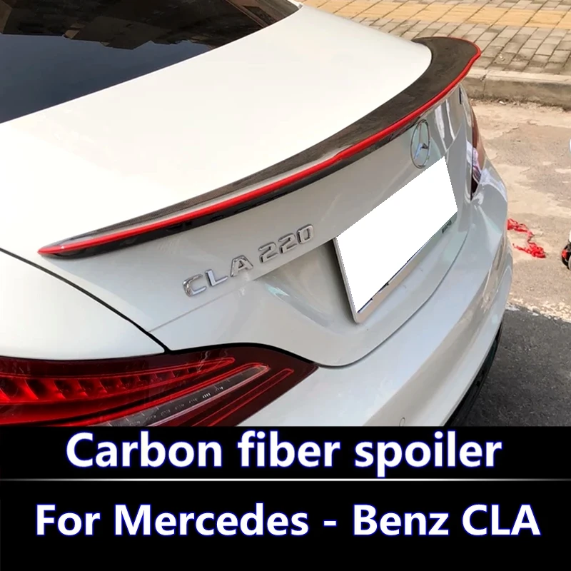Спойлер для Mercedes CLA W117 УГЛЕРОДНЫЙ спойлер FD задний из углеродного волокна с