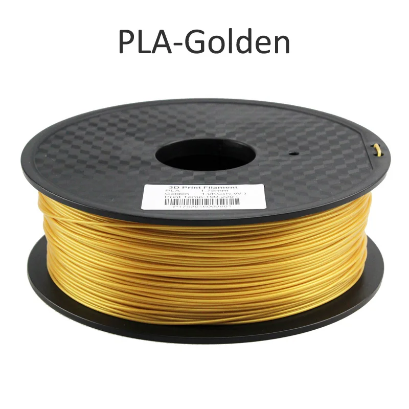 Golden filament HUAFAST PLA нити для 3d принтера материалы 1,75 мм 1 кг/0,25 кг ABS 3D печать Ручка нити пластиковые детали подходят для creality - Цвет: Golden filament