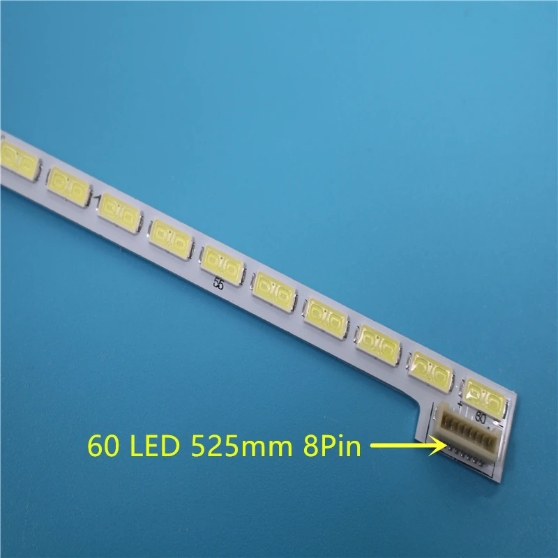 New 10 PCS/lot 60LEDs 525mm LED backlight strip bar for TV LG Innotek 42Inch 7030PKG 60ea Rev0.2 type