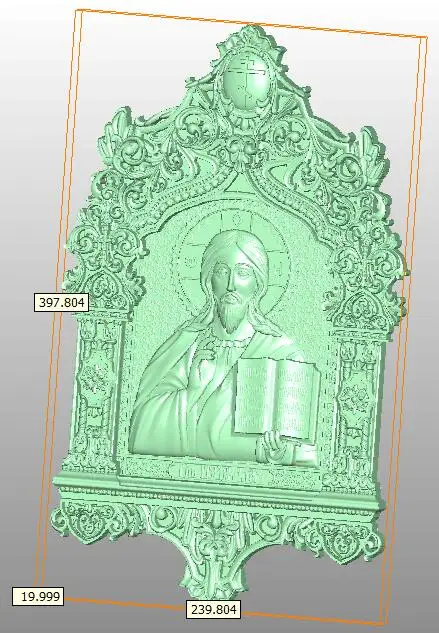3d модель с рельефом Иисуса Бога для artcam type 3 ЧПУ маршрутизатор гравировка файл