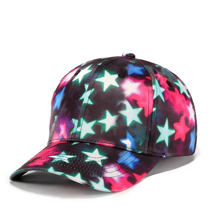 2019 Модная хлопковая бейсбольная кепка с пентаграммой и звездой Snapback Женская