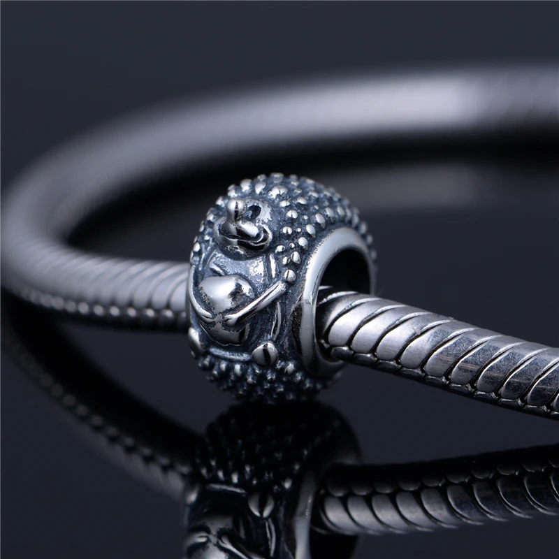 Подвеска еж из стерлингового серебра милые ювелирные изделия с животными для