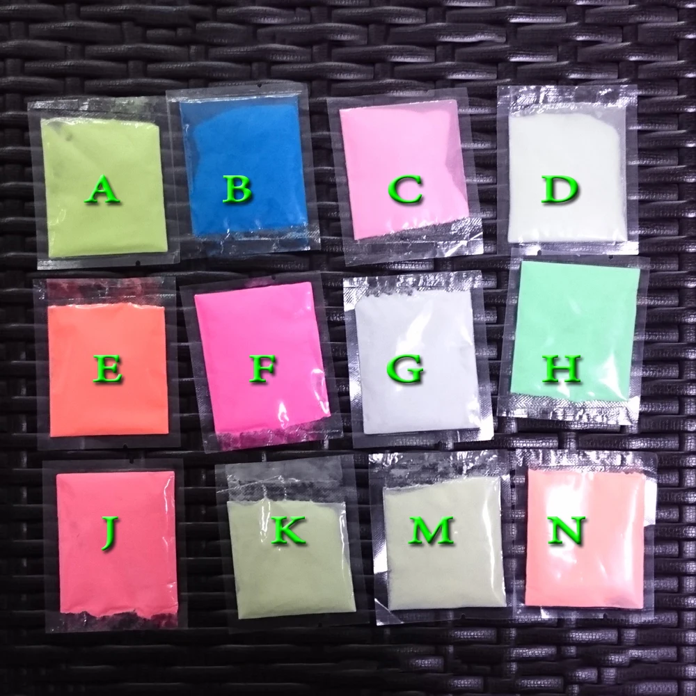 УФ реактивный/светится в темноте порошок 10 г/упак. с максимальной яркостью и