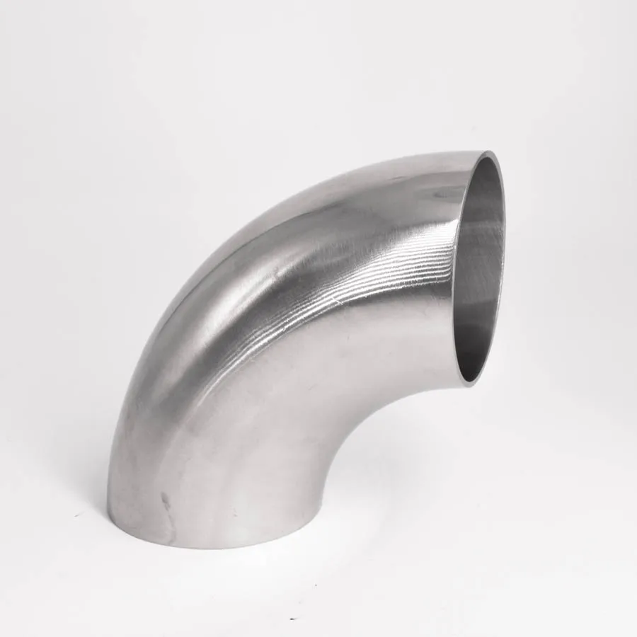 

56mm ID 60mm OD SUS 304 Stainless Steel Sanitary Butt Weld 90 Deg Elbow Angle Pipe Fitting Home Brew Beer Exhaust