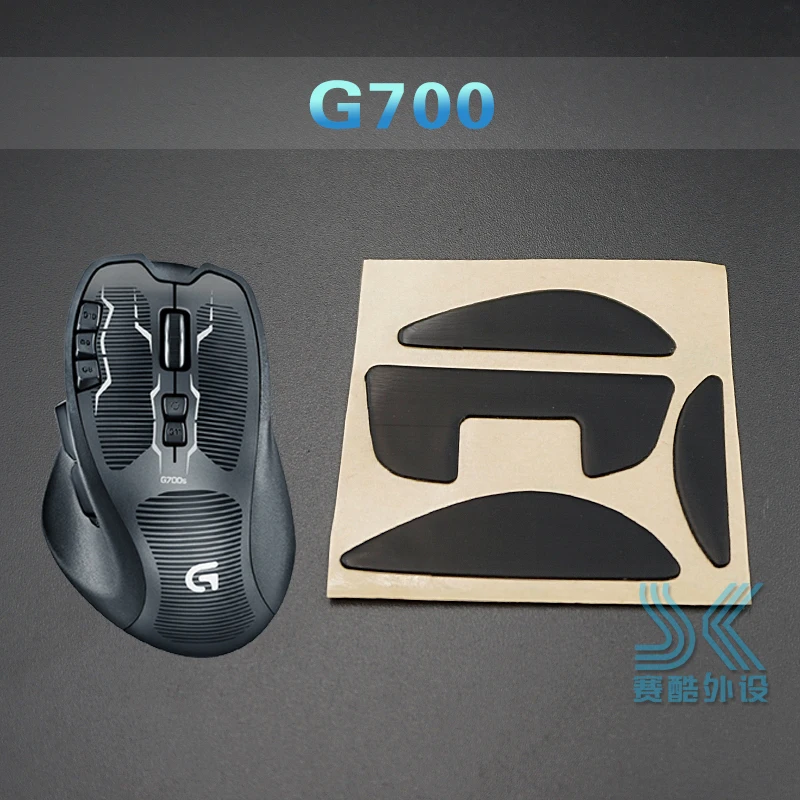 Тефлоновое покрытие 3M Мышь коньки для logitech G502 G403 G602 G603 G703 G700 G700S G600 G500 G500S 0,6 мм игровая Мышь средства ухода за кожей стоп замены ноги - Цвет: G700(G700S)
