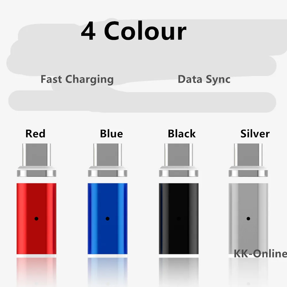 Type C к Micro/для lightning Магнитный адаптер для iPhone/Android кабель конвертер Тип Micro USB