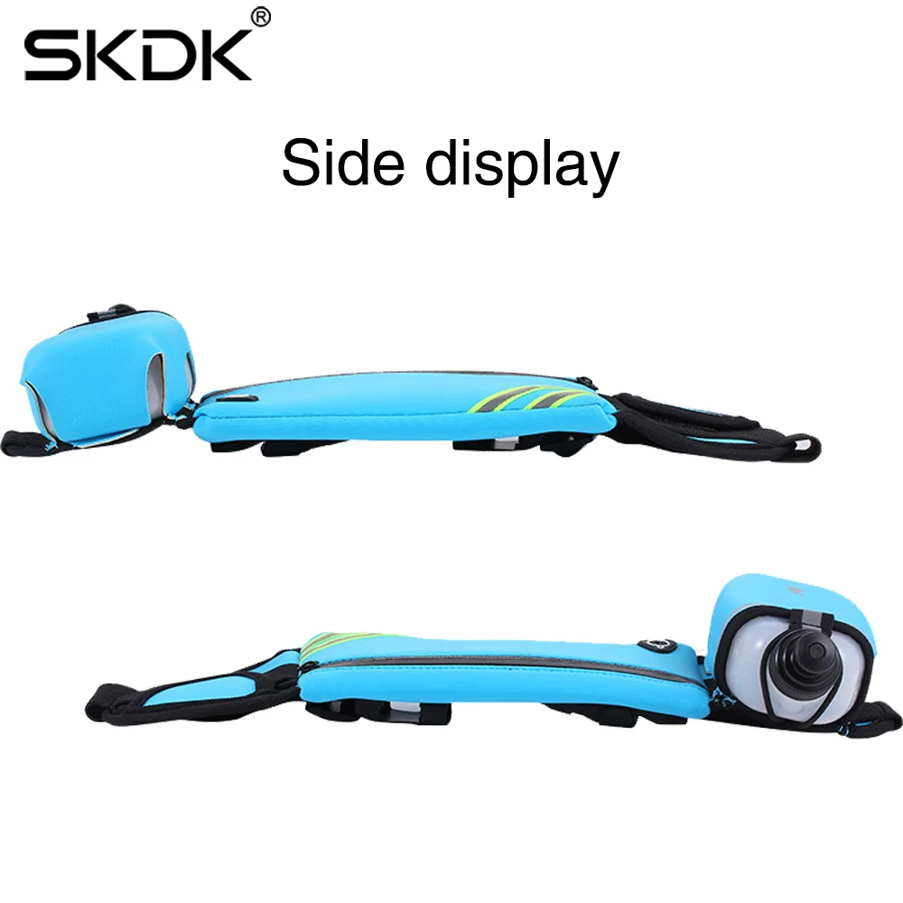 SKDK Новая летняя быстросохнущая Беговая поясная сумка для фитнеса, бега, туризма, езды на велосипеде, водонепроницаемость, спортивный ремень для телефона для мужчин и женщин