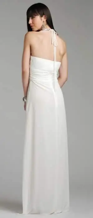 Cheap Long Evening Dresses Uk A-Line Floor-Length Crystal None Halter Off The Shoulder Sleeveless Empire Chiffon Microfiber 2015 | Свадьбы и