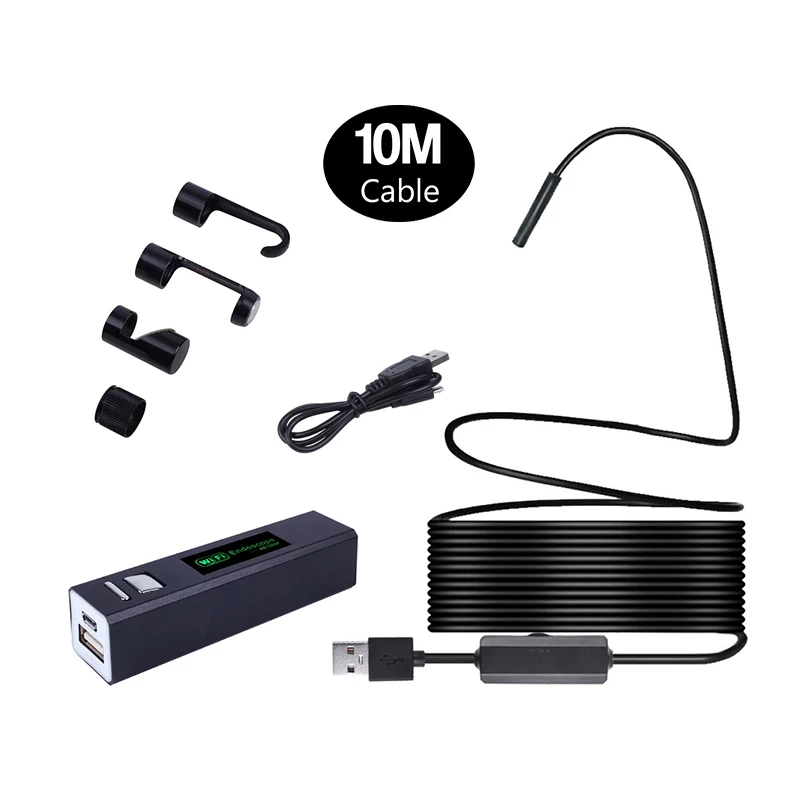 F150 10 м жесткий кабель hd 1200 p эндоскоп usb android бороскоп wifi IP68 Водонепроницаемая
