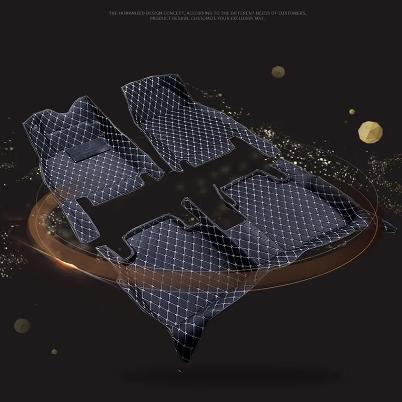 

WLMWL Car Floor Mats For Car Nissan all models x-trail juke almera qashqai kicks note teana tiida car styling Carpet Covers