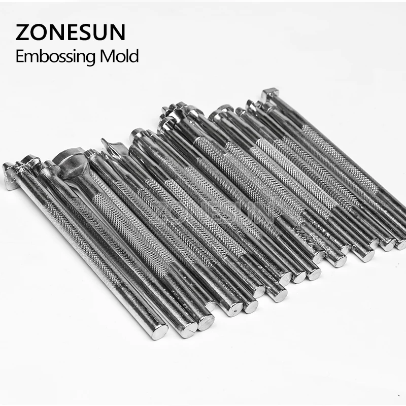 ZONESUN Новинка 20 шт./лот Сделай Сам кожевенное ремесло кожаный узор гравировка