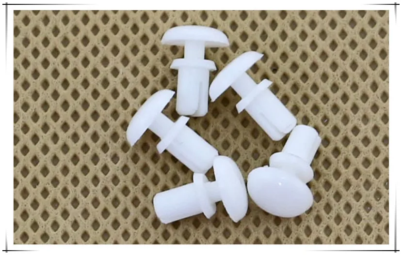 Острые белые/черные пластиковые нейлоновые заклепки R6080 R для ПК с диаметром