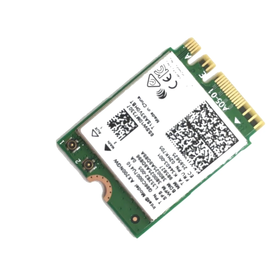 Двухдиапазонная сетевая карта Wlan 2x2 2 4 Гбит/с Intel Wi Fi 6 AX200NGW 802.11ax/ac Wifi AX200 NGFF M.2 Bluetooth 5