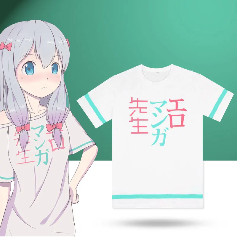 Аниме &quotEromanga Sensei&quot футболки Sagiri Izumi костюмы для косплея Летние Шорты