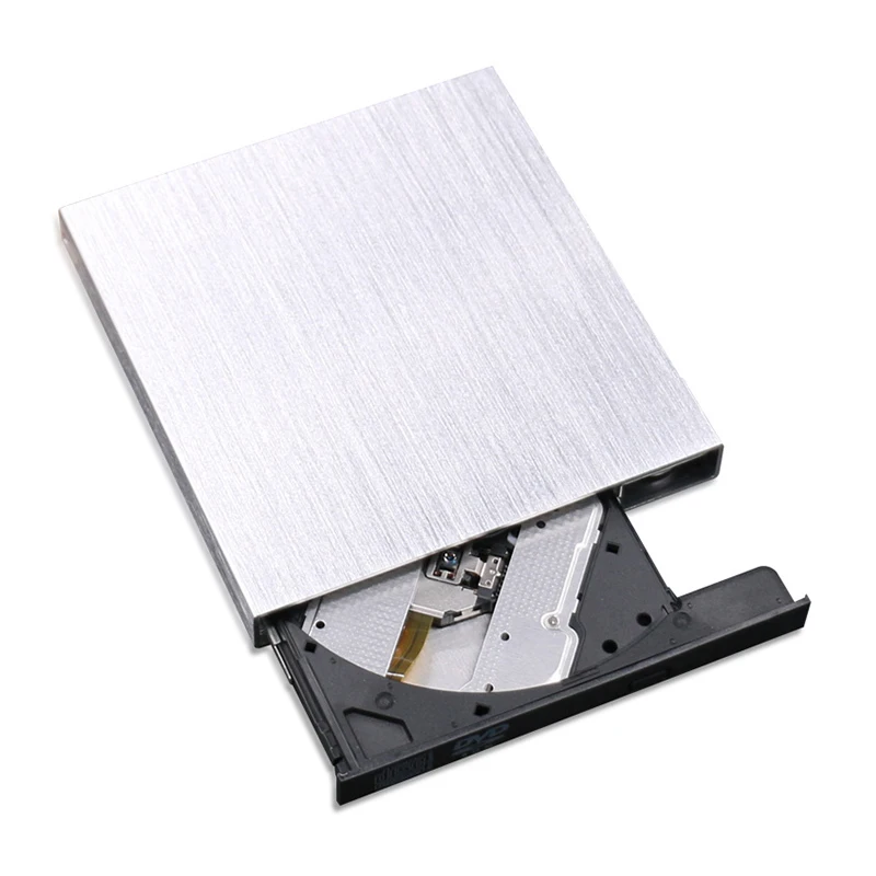 Внешний CD DVD rom Оптический CD плеер USB 3,0 горелка тонкий портативный ридер плеер портативный для портативных ПК