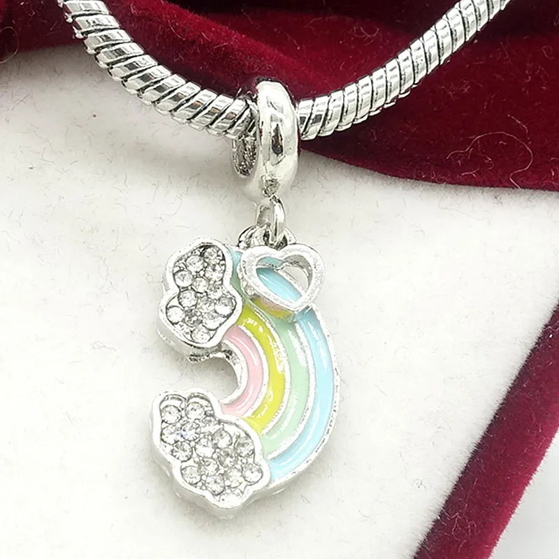 TTBEADS 1 шт серебряный Европейский Шарм бусы подходит ожерелье браслет подвеска