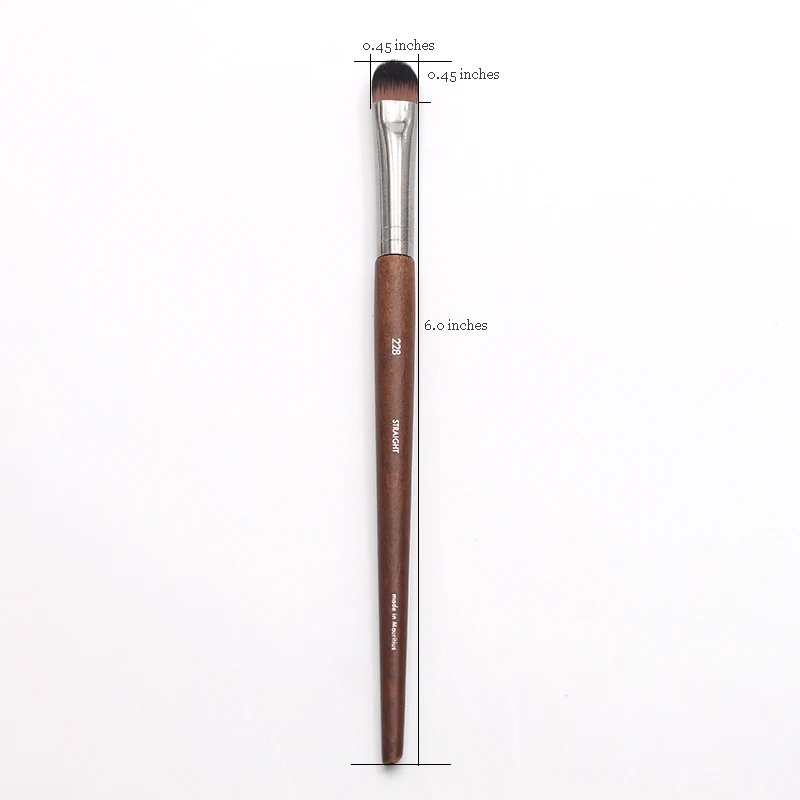 Профессиональный макияж для художника Длинная тонкая ручка синтетических волос