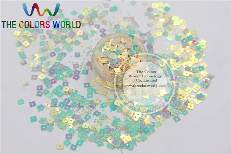 SSJ4 14 Блестящие Блестки квадратной формы для дизайна ногтей или украшения своими