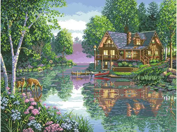 Высокое качество специальный красивый прекрасный Счетный Набор для вышивки